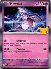Mewtwo Holo ME: 30th Celebration 063/128  Pokemon NM picture