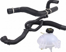 2Pcs Radiator Coolant Hose & Reservoir Tank Kit For 17-21 Jeep Renegade 2.4L L4 picture