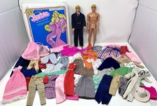 HUGE lot Of 70s Superstar Era Barbie Ken Clothes Fashion Accessories Vintage picture
