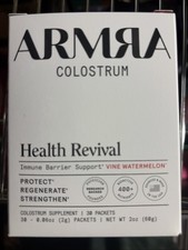 ARMRA Bovine Colostrum Superfood Grass-Fed Immune Fitness Brain Watermelon 30ct picture