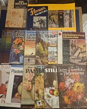 Lot Of 15 Art Instruction How To Books Vintage Walter Foster And More picture
