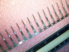 QTY (3000) SM16M11TK6 SOURIAU 16-18AWG TIN STAMPED CRIMP PIN CONTACTS TRIM TRIO picture