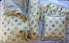 VTG Laura Ashley Carlisle Reversibe Twin Duvet W/Insert+Bedskirt+Throw Pillow picture