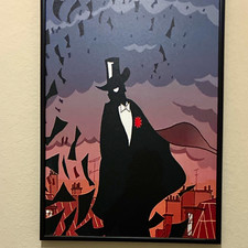 Arsene Lupin The Gentleman Thief by Leblanc Canvas Framed Art Print  picture