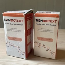 2pk Sion Biotext Flexible Unna Boot Bandage with Zinc + Glycerin 4