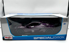 Maisto Special Edition 1:18 2025 Chevrolet Corvette ZR1 Coupe Purple Diecast picture
