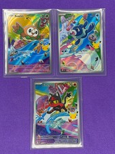 POKEMON FIRST PARTNERS ILLUSTRATION ROWLET POPPLIO LITTEN GRADABLE picture
