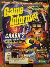 Game Informer Magazine #55 November 1997 Crash 2 F-Zero Tomb Raider 2 Yoshi picture
