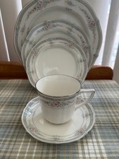 Rothschild by Noritake 5 Pcs PLACE SETTING  #7293 NOS  Never Used  & PERFECT picture