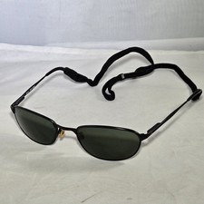 Vintage B&L RAY-BAN Highstreet W2963 Black Metal Frame Sunglasses Used Oval picture
