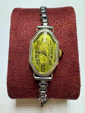 Bulova Vintage Women’s Oval RARE 19k Gold Filled Watch picture