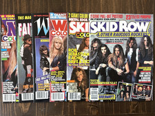 Vintage Rock Special Issue Lot Skid Row Warrant Nelson Faith No More Posters picture