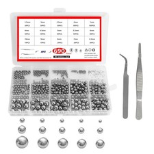 HFS(R) Bearing Balls Assortment Kit Stainless Steel304 15 Different Sizes 1-10mm picture