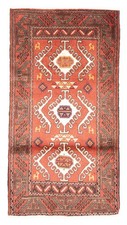 Vintage Traditional Hand-Knotted Area Rug 3'2
