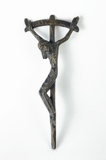 VINTAGE LEOPOLDINE MIMOVICH OAM AUSTRALIAN BRONZE CRUCIFIX WALL SCULPTURE picture
