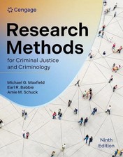 Research Methods for Criminal Justice and Criminology by Michael-9780357763735 picture
