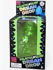 NeeDoh Galactic Glow Dream Drop Squeezable Stress Reliever, Ages 3+ Green picture