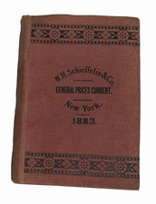 1883 W.H. Schiffelin Apothecary Trade Catelog Pharmacy Drugs Medicines Chemicals picture