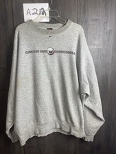 Vintage Nike Center Swoosh 90s UW Wisconsin Greenbay Basketball Sweatshirt XXL picture