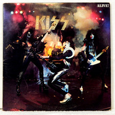 Kiss – ALIVE - 1975 Casablanca Rock Heavy Metal 2x Vinyl LP Blue Bogart Labels picture
