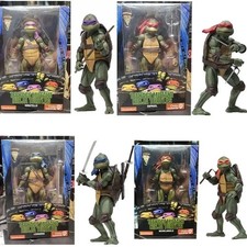 Teenage Mutant Ninja Turtles 1990 Movie 7-Piece 6-Inch Action Figure Set of 4 picture