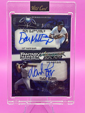 Wild Card Fantasy Baseball Atompunk 2026 Mattingly/Boggs Dual Auto 1/1 picture