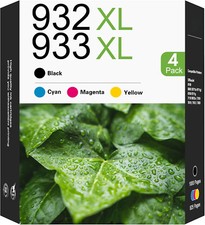 4PK 932XL 933XL Inkjet Cartridges for HP Officejet 6100 6600 6700 7100 With Chip picture