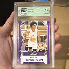 Leaf 2022-23 Leaf Draft Scoot Henderson RC Purple Parallel #B-2 Basketball picture