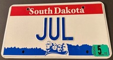 JUL Vanity License Plate Julie July Jules Rapper South Dakota picture