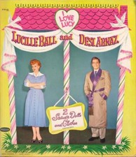 VINTAGE UNCUT 1953 LUCILLE DESI PAPER DOLL ~LASER REPRODUCTION~LO PR~HI QUALITY picture
