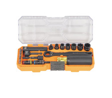 Klein Tools KNECT Impact Pass Through and Flip Socket Starter Set, 21-Piece picture