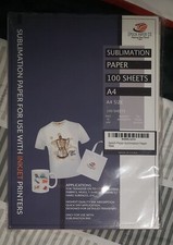 100 x T-Shirt Heat Transfer Printing Paper A4 Sublimation Paper Epoch Paper Co. picture