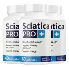 (3 Pack) Sciatica Pro+ Pills for Nerve Health, Sciatica Pro Plus Nerve Support picture