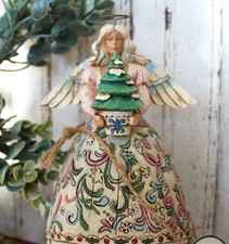Vintage 2004 Jim Shore Winter Angel, Heartwood Creek Large #117677, Boxed NWT picture
