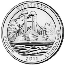 2011 D Vicksburg National Military Park - Brilliant Uncirculated - ATB picture