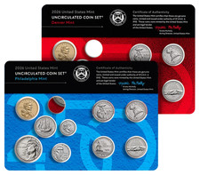 2026 P & D US Mint Uncirculated 18 Coin Set Semiquincentennial - No Pennies picture