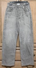 Citizens of Humanity Premium Vintage Ayla Jeans Womens Size 24 Gray Button Fly picture