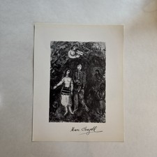 Vintage Marc Chagall Hand-Signed Art Print picture