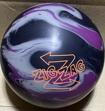 Radical ZigZag Solid 15 lb Bowling ball Used Single Drill picture