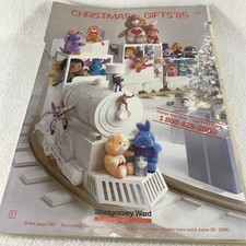 Vintage 1985 Montgomery Ward Christmas Gifts Color Wishbook Catalog Toys picture