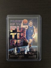 2018-19 Panini NBA Hoops Luka Doncic Dallas Mavericks Faces Of The Future RC picture