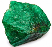 700-800 Ct Natural Green Emerald Rough Uncut Specimen Loose Gemstone Certified picture