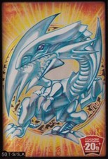 (50) Yu-Gi-Oh Card Protecter Blue-Eyes White Dragon Card Sleeves 50Pcs 63x90mm picture