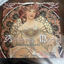Alphonse Mucha: Masterworks by Rosalind Ormiston HC book VG or better picture