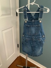 Gap Denim Overall Skirt Size 4 Years Toddler picture