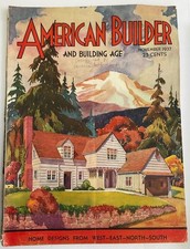 AMERICAN BUILDER and BUILDING AGE   LOT OF 8   2 1936 + 6 1937 picture