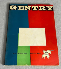 Antique Men’s Magazine Gentry Art Sports Science Fashion Literature Fall 1953 picture