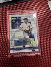2004 Donruss Timelines Playoff Randy Johnson /5 Patch Auto picture
