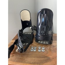Vtg Drake Mikey Leblanc Snowboard Bindings Pro Model Black Size Medium Rare picture