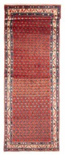 Vintage Hand-knotted Runner Rug 3'3